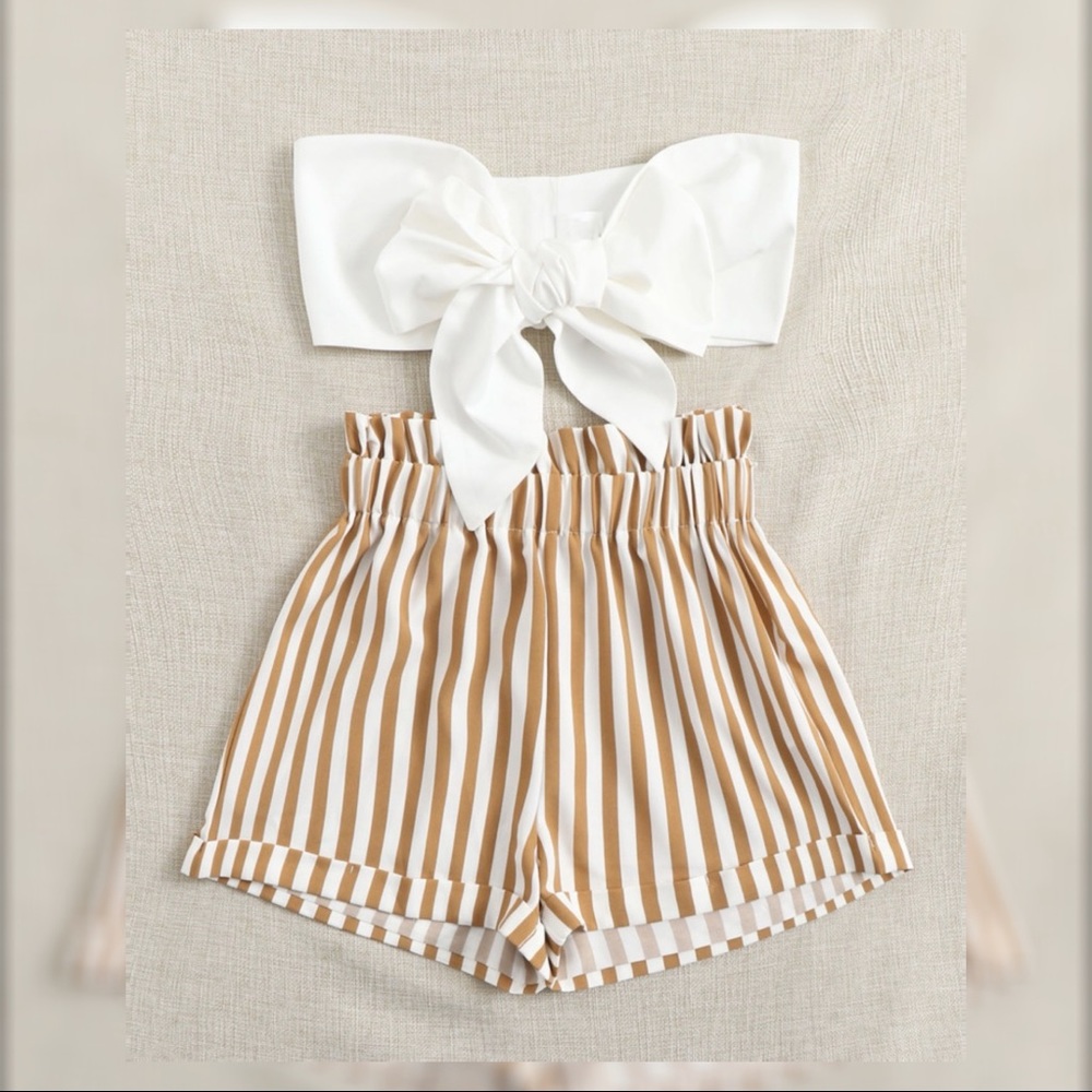 cute top and shorts set